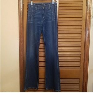 Mother denim high waist flare